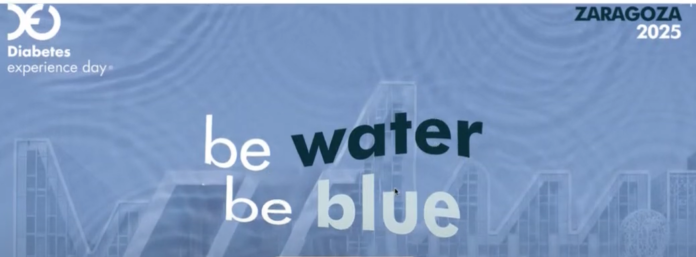 Diabetes Experience Day 2025. Be Water Be Blue