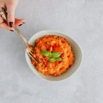 Risotto de calabaza y roquefort