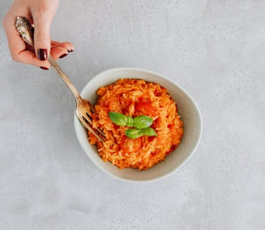 Risotto de calabaza y roquefort